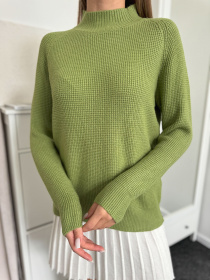 Водолазка ISSA Plus модель WN20-663_зеленый Фото