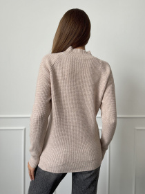 Водолазка ISSA Plus модель WN20-663_бежевый Фото