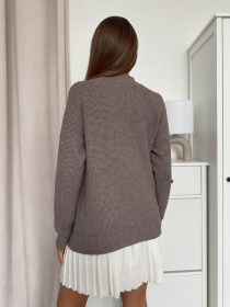 Водолазка ISSA Plus модель WN20-663_коричневый Водолазка ISSA Plus модель WN20-663_коричневый Фото