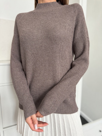 Водолазка ISSA Plus модель WN20-663_коричневый Водолазка ISSA Plus модель WN20-663_коричневый Фото