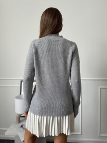 Водолазка ISSA Plus модель WN20-663_серый Фото