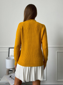 Водолазка ISSA Plus модель WN20-663_горчичный Фото