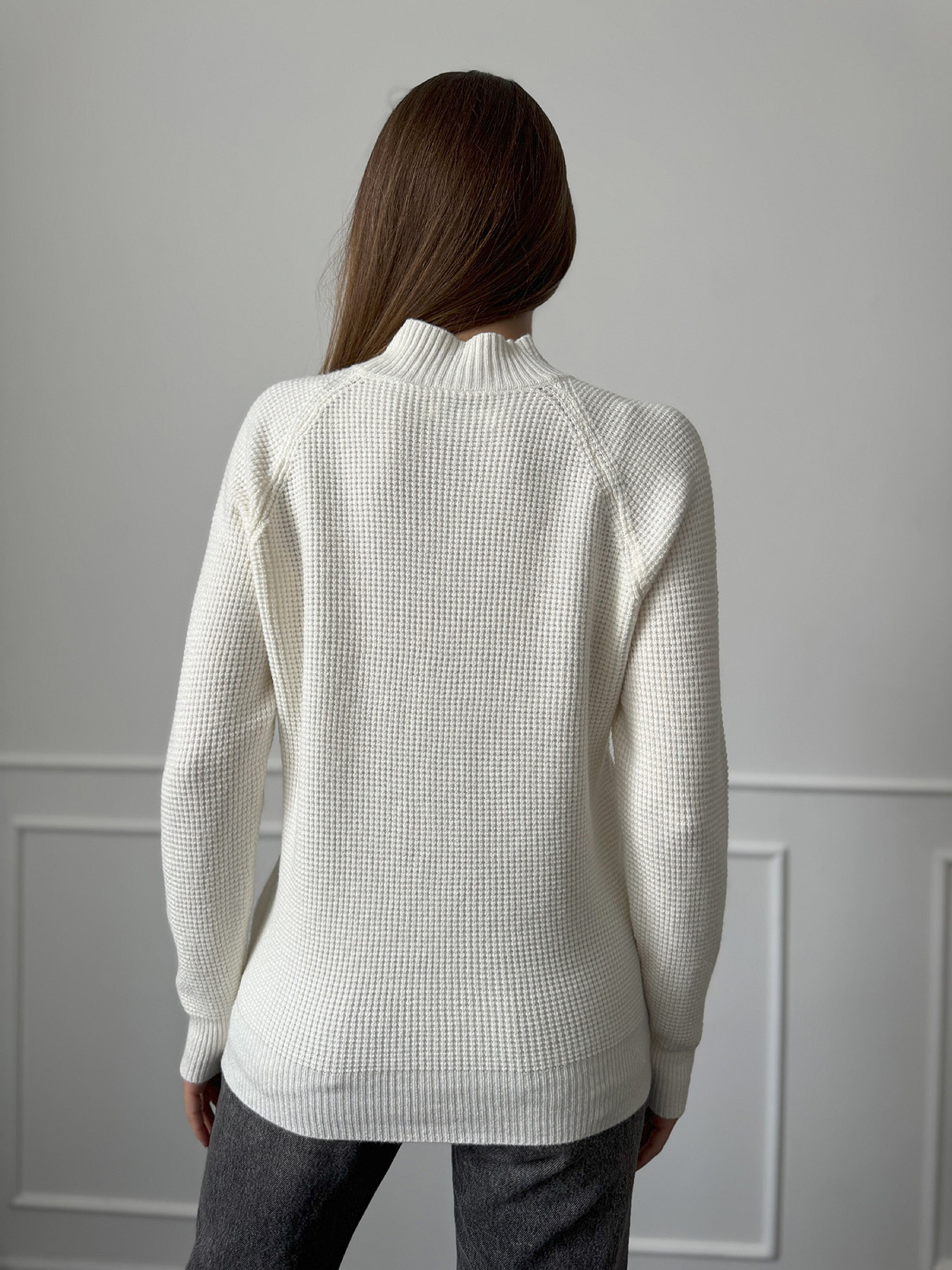 Водолазка ISSA Plus модель WN20-663_молочный Фото