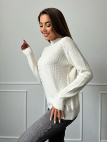 Водолазка ISSA Plus модель WN20-663_молочный Фото