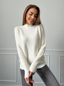 Водолазка ISSA Plus модель WN20-663_молочный Фото