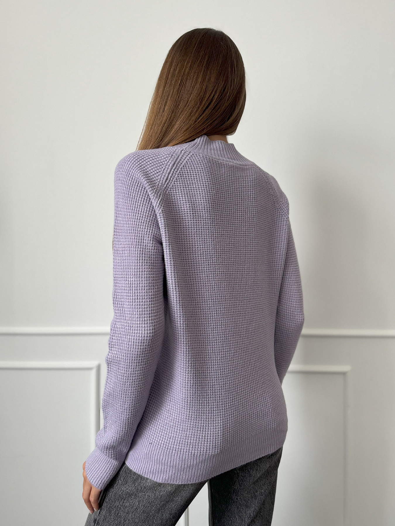 Водолазка ISSA Plus модель WN20-663_сиреневый Фото