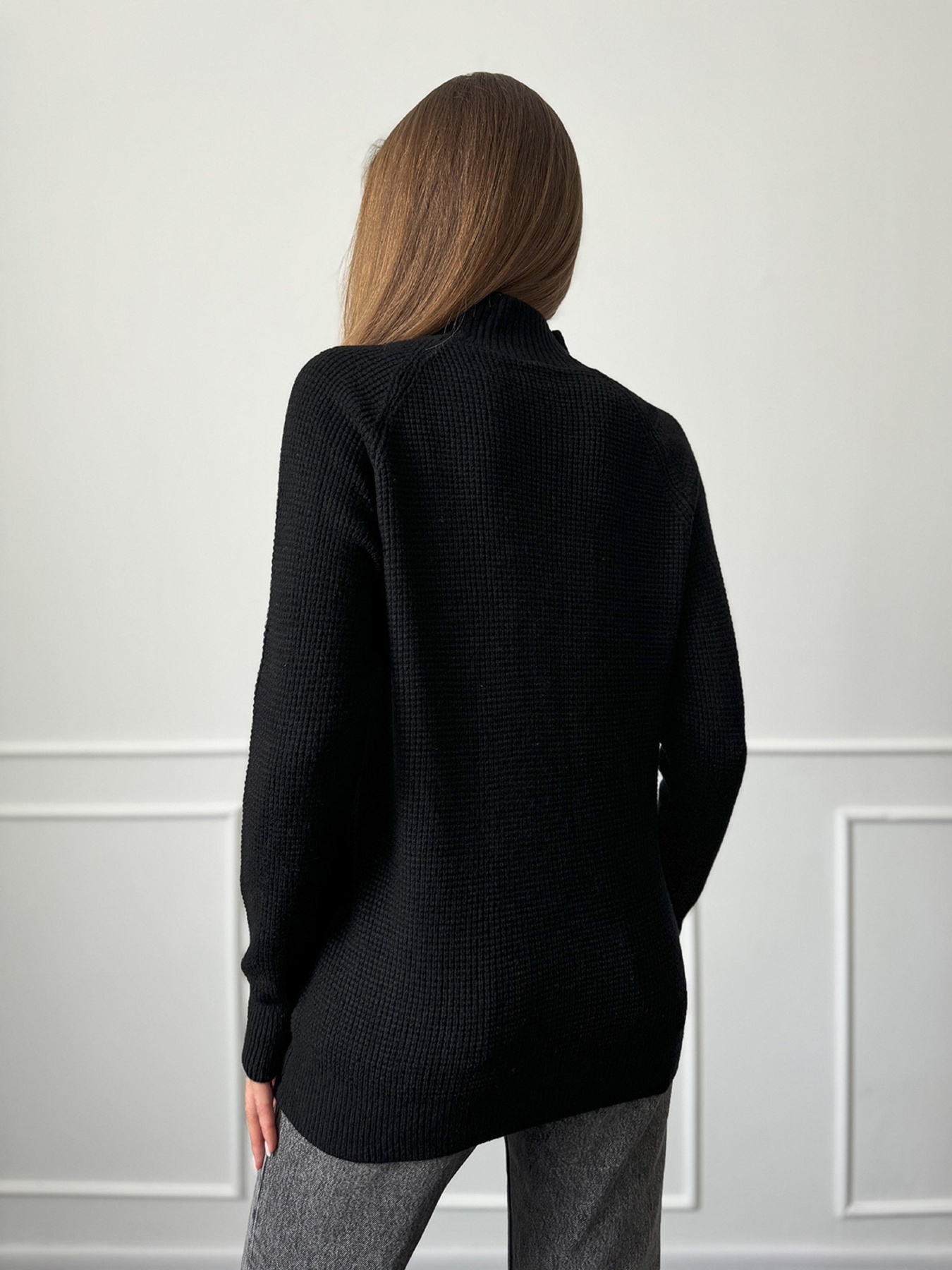 Водолазка ISSA Plus модель WN20-663_черный Фото