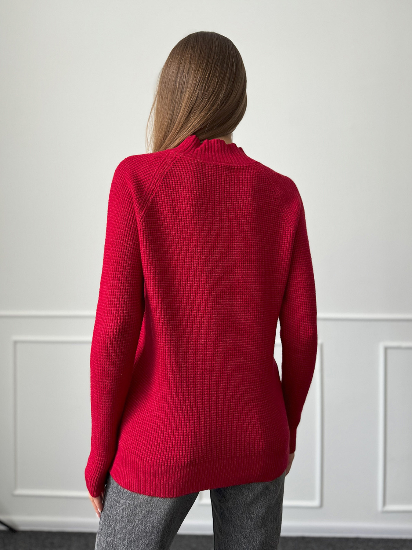 Водолазка ISSA Plus модель WN20-663_красный Фото