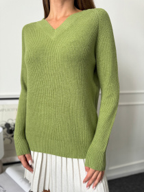 Джемпер ISSA Plus модель WN20-664_зеленый Джемпер ISSA Plus модель WN20-664_зеленый Фото