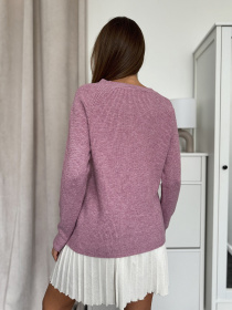 Джемпер ISSA Plus модель WN20-664_темно_розовый Фото