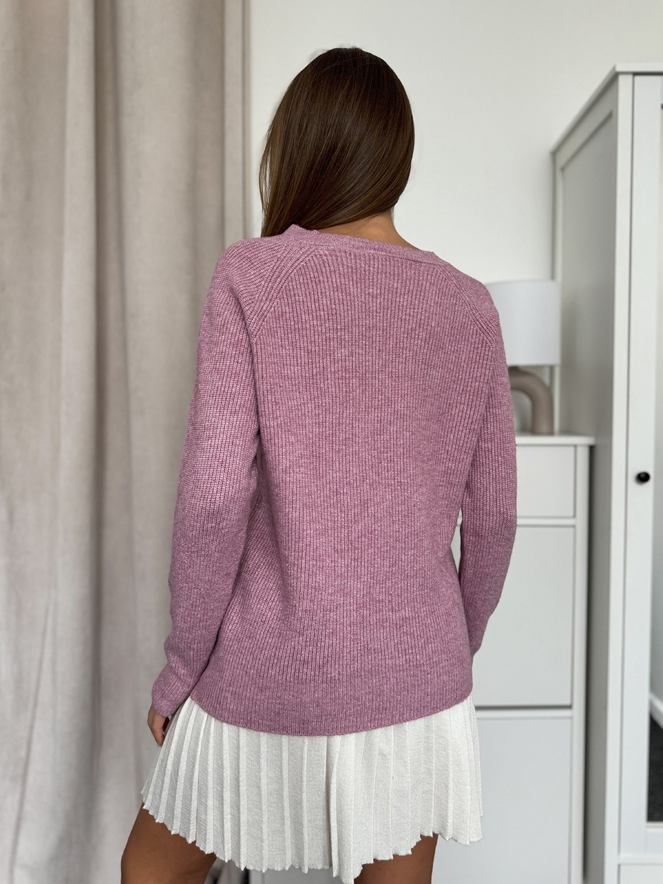 Джемпер ISSA Plus модель WN20-664_темно_розовый Джемпер ISSA Plus модель WN20-664_темно_розовый Фото