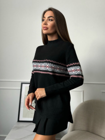 Водолазка ISSA Plus модель WN20-666_черный Фото