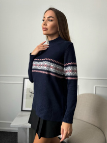 Водолазка ISSA Plus модель WN20-666_темно_синий Фото