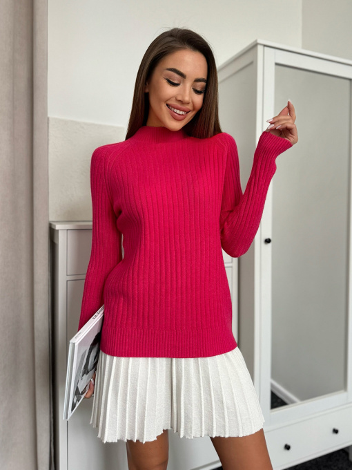 Водолазка ISSA Plus модель WN20-576_малиновый Фото