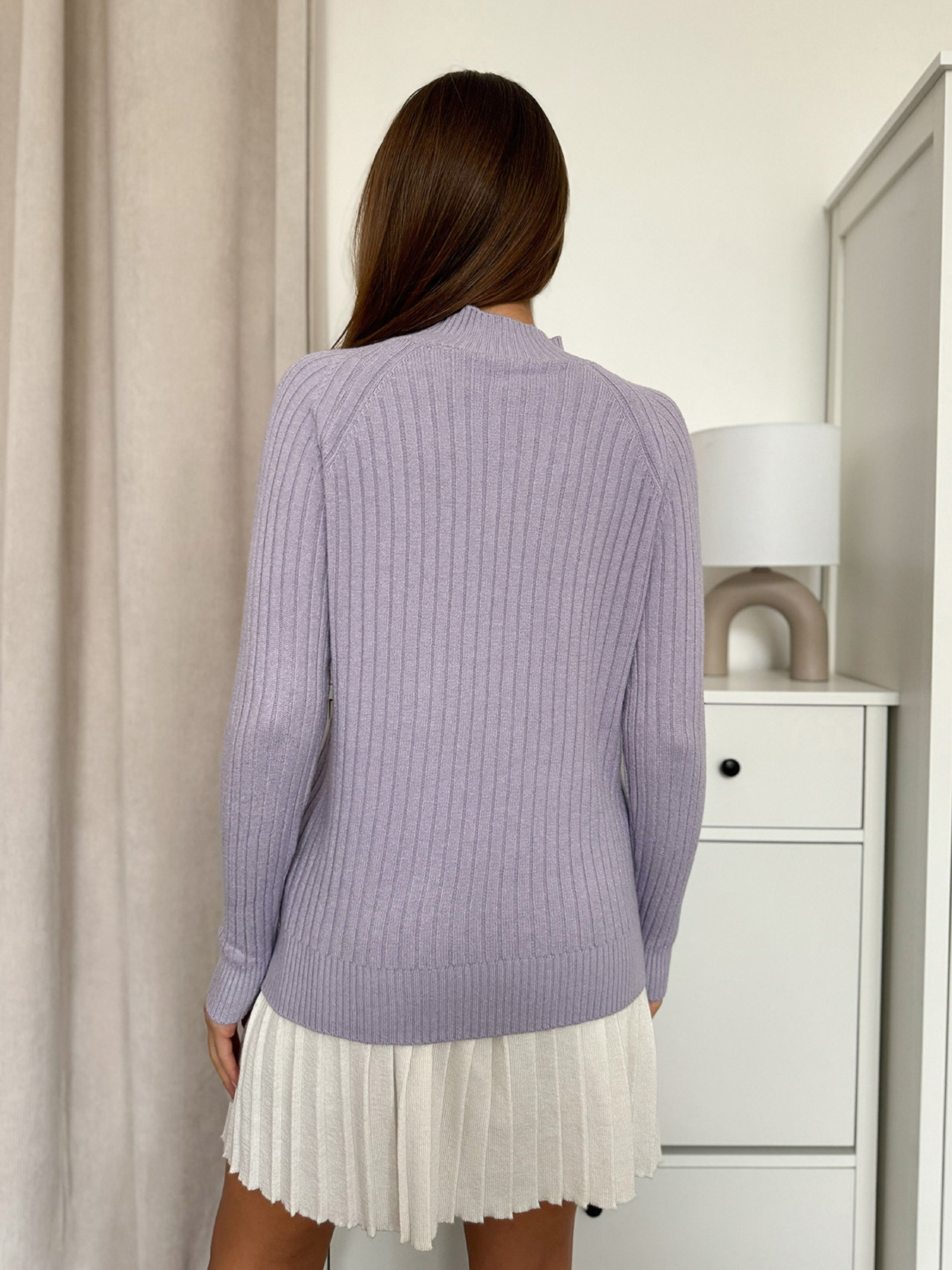 Водолазка ISSA Plus модель WN20-576_светло_сиреневый Фото