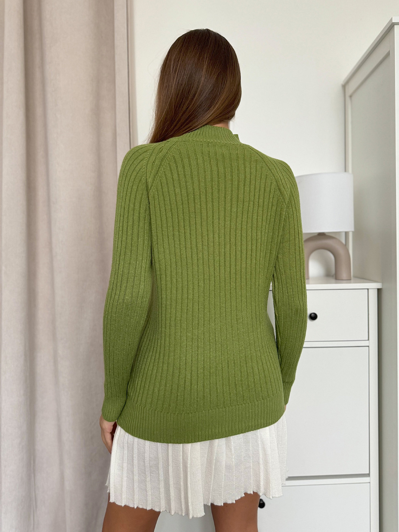 Водолазка ISSA Plus модель WN20-576_зеленый Фото