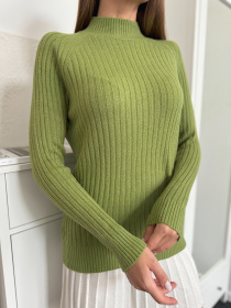 Водолазка ISSA Plus модель WN20-576_зеленый Водолазка ISSA Plus модель WN20-576_зеленый Фото