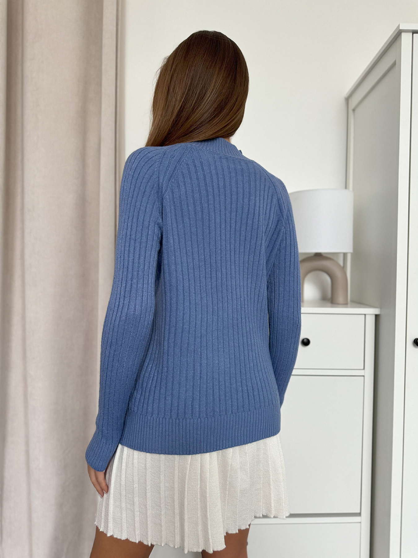 Водолазка ISSA Plus модель WN20-576_светло_синий Водолазка ISSA Plus модель WN20-576_светло_синий Фото