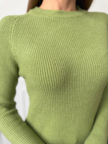 Джемпер ISSA Plus модель WN20-539_зеленый Джемпер ISSA Plus модель WN20-539_зеленый Фото