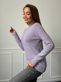 Джемпер ISSA Plus модель WN20-539_сиреневый Фото