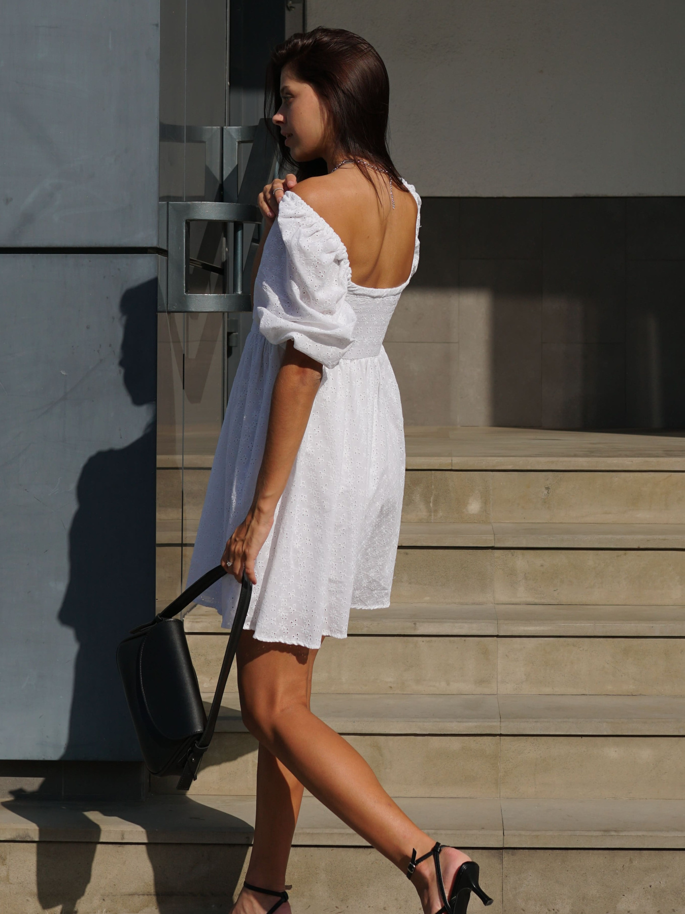 Платье мини Twice модель 4140_white Фото