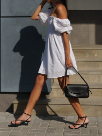 Платье мини Twice модель 4140_white Фото