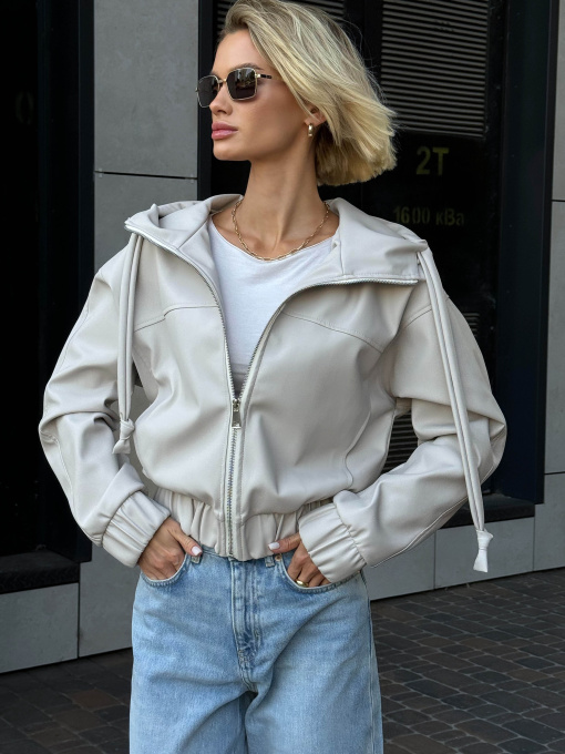 Куртка кожаная Jadone Fashion модель Tvist_b Фото