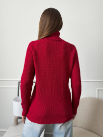 Водолазка ISSA Plus модель WN20-658_красный Фото