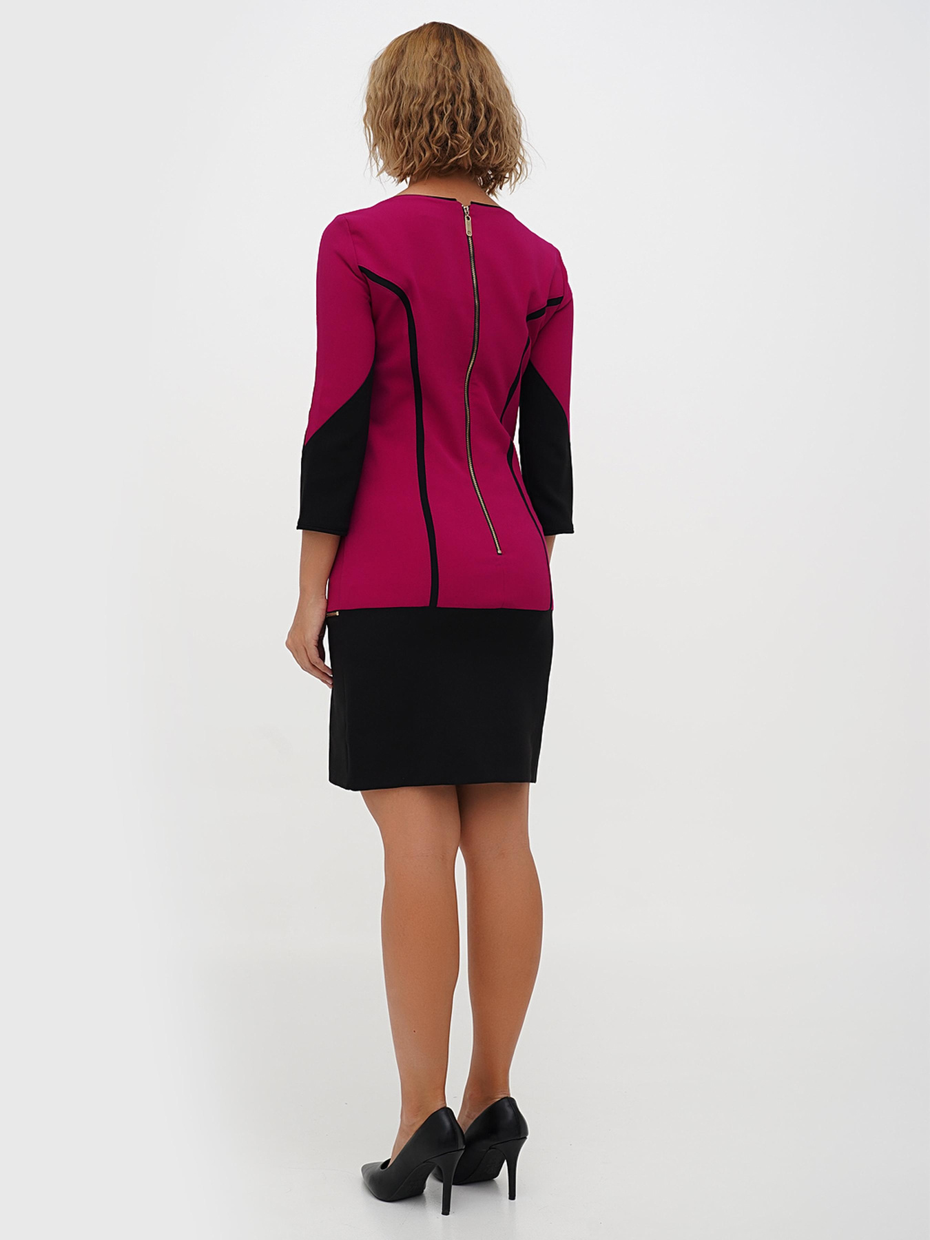 Платье мини Sassofono модель A271-SC-2451_фуксия Фото