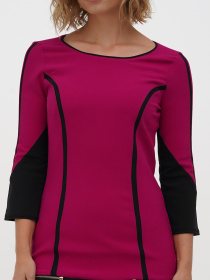 Платье мини Sassofono модель A271-SC-2451_фуксия Фото