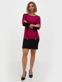Платье мини Sassofono модель A271-SC-2451_фуксия Фото