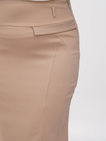 Юбка мини Sassofono модель A271-SF-2543_бежевый Фото