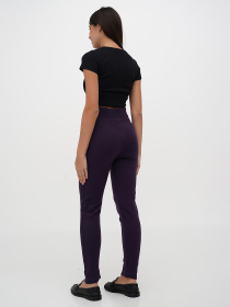 Брюки повседневные Sassofono модель A271-SF-3408_фиолетовый Фото