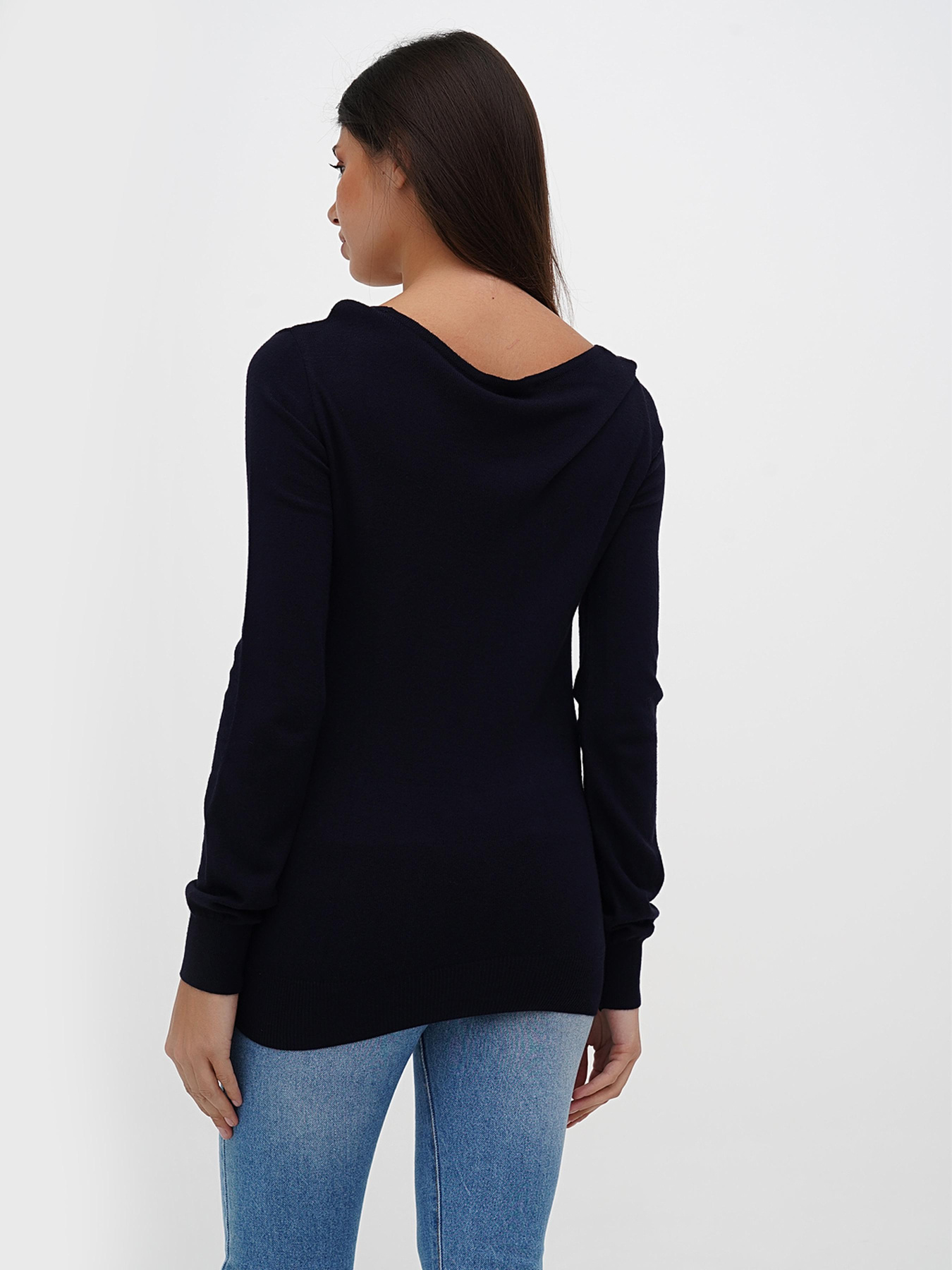 Джемпер Sassofono модель A271-SF-1886_тёмно_синий Фото