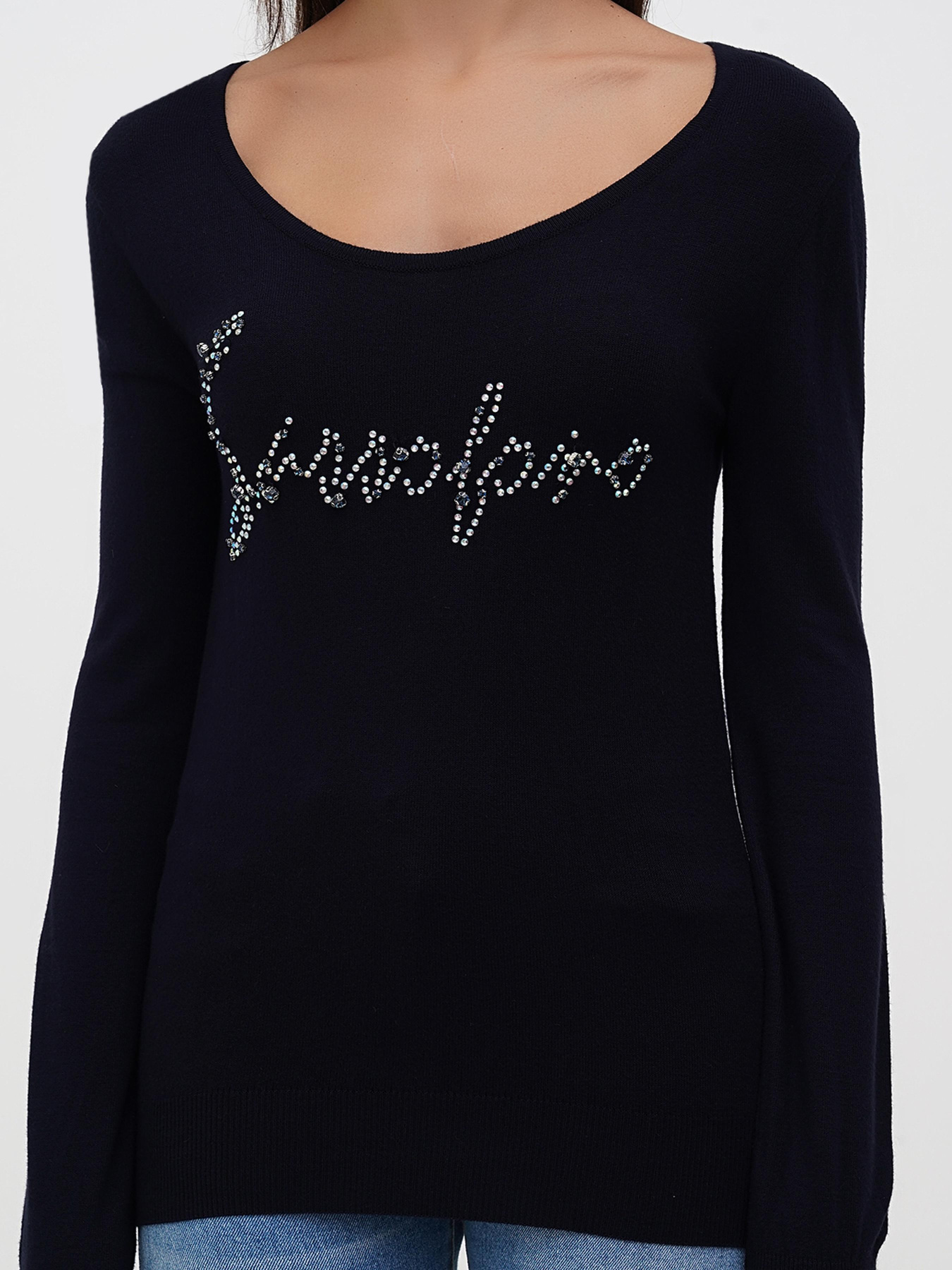 Джемпер Sassofono модель A271-SF-1886_тёмно_синий Фото