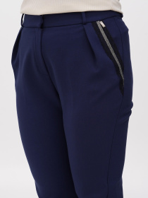 Классические штаны Sassofono модель A271-SF-1872_тёмно_синий Фото