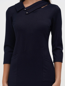 Платье мини Sassofono модель A271-SC-3446_синий Фото