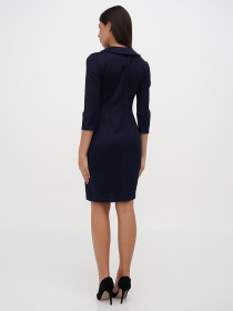 Платье мини Sassofono модель A271-SC-3446_синий Фото