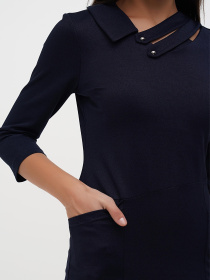 Платье мини Sassofono модель A271-SC-3446_синий Фото