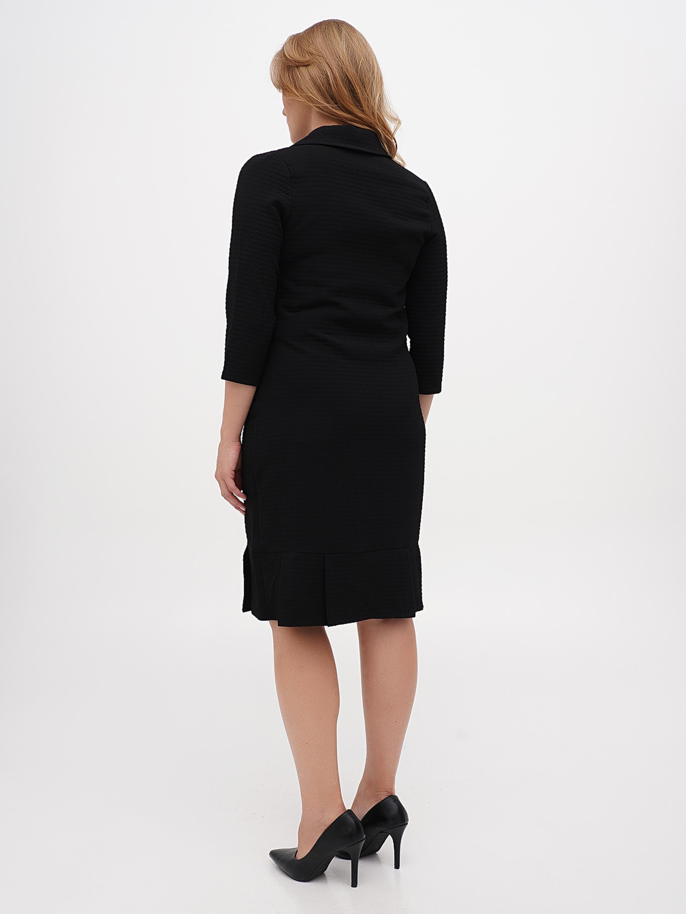 Платье миди Sassofono модель A271-SC-1908_чёрный Фото
