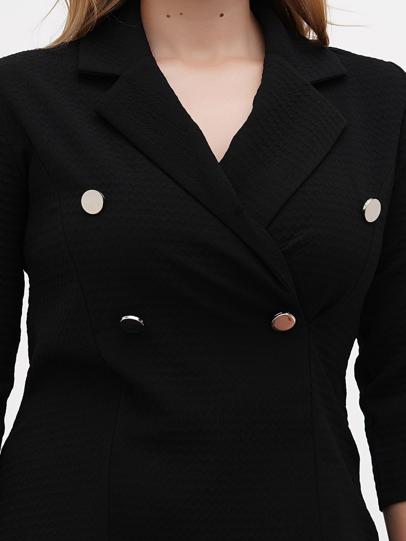 Платье миди Sassofono модель A271-SC-1908_чёрный Фото