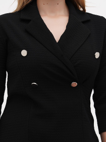 Платье миди Sassofono модель A271-SC-1908_чёрный Фото