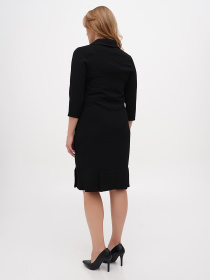 Платье миди Sassofono модель A271-SC-1908_чёрный Фото