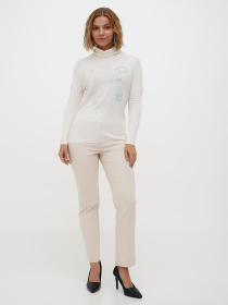 Брюки повседневные Sassofono модель A271-SC-3458_молочные Фото