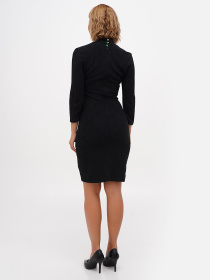 Платье миди Sassofono модель A271-SC-3459_черный Фото