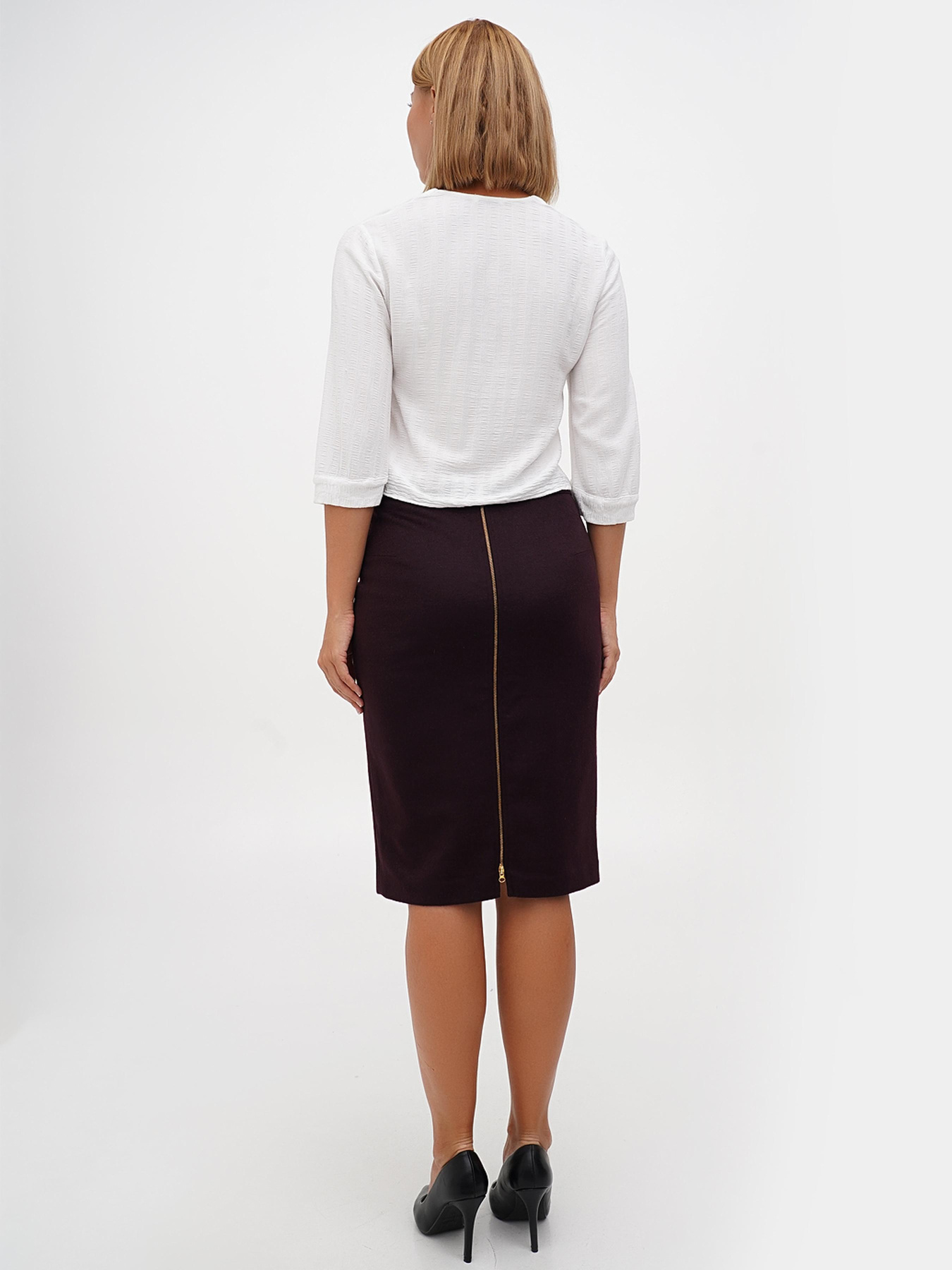 Спідниця міні Sassofono модель A271-SC-1927_бордовый Фото