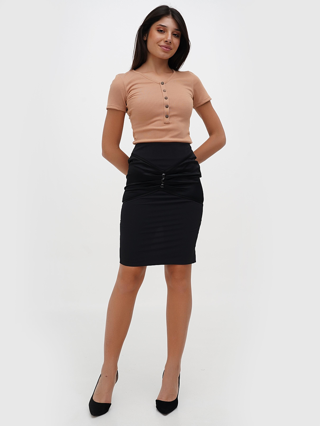 Юбка мини Sassofono модель A271-SC-3478 Фото