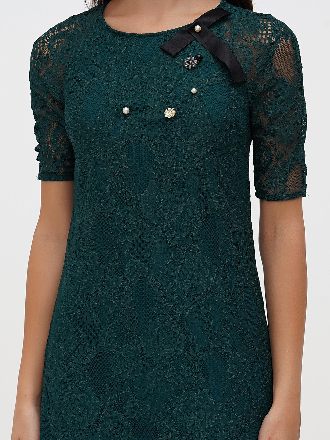 Сукня міді Sassofono модель A271-SC-3494 Фото