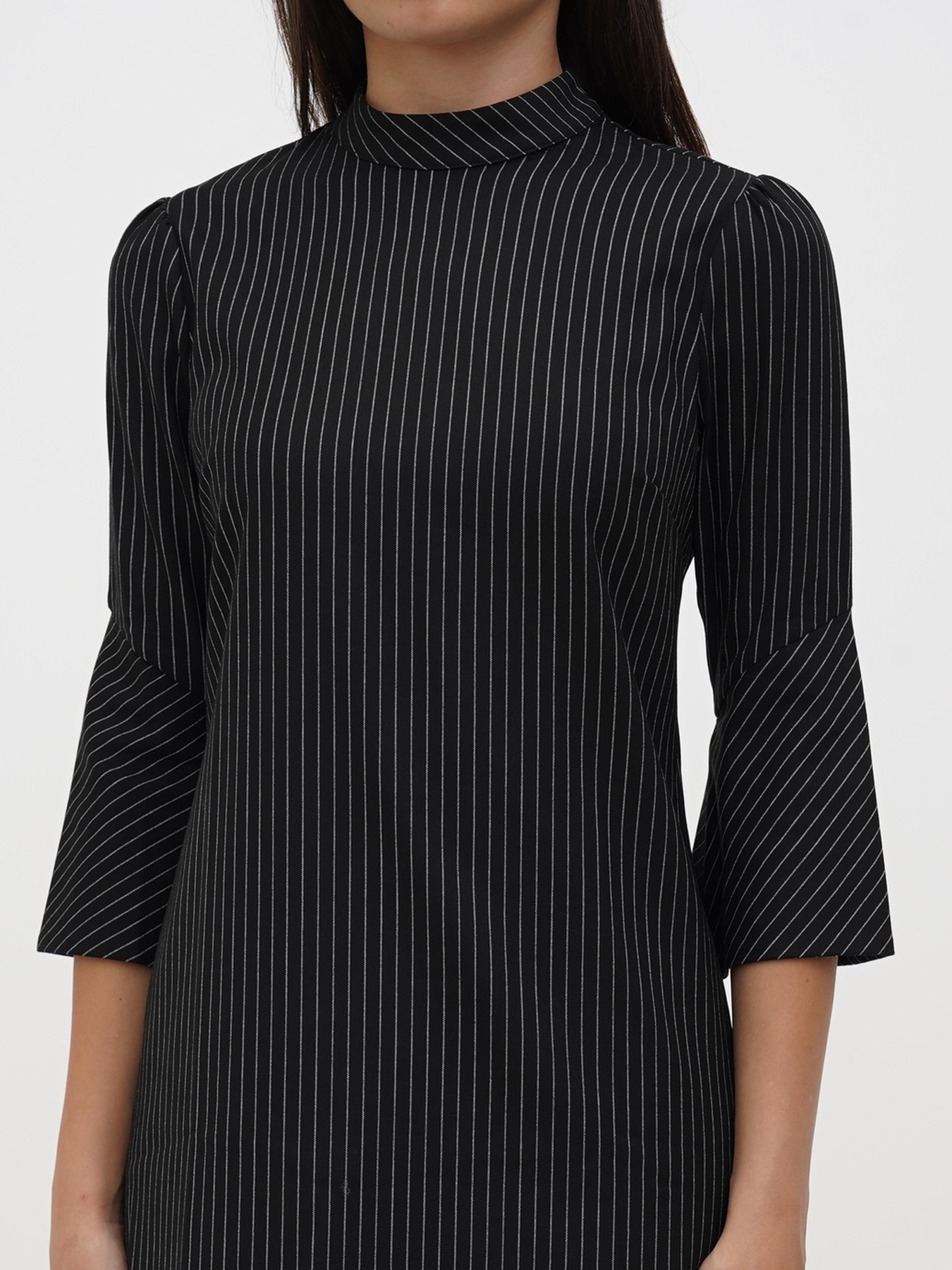 Платье мини Sassofono модель A271-SC-3495_черный Фото