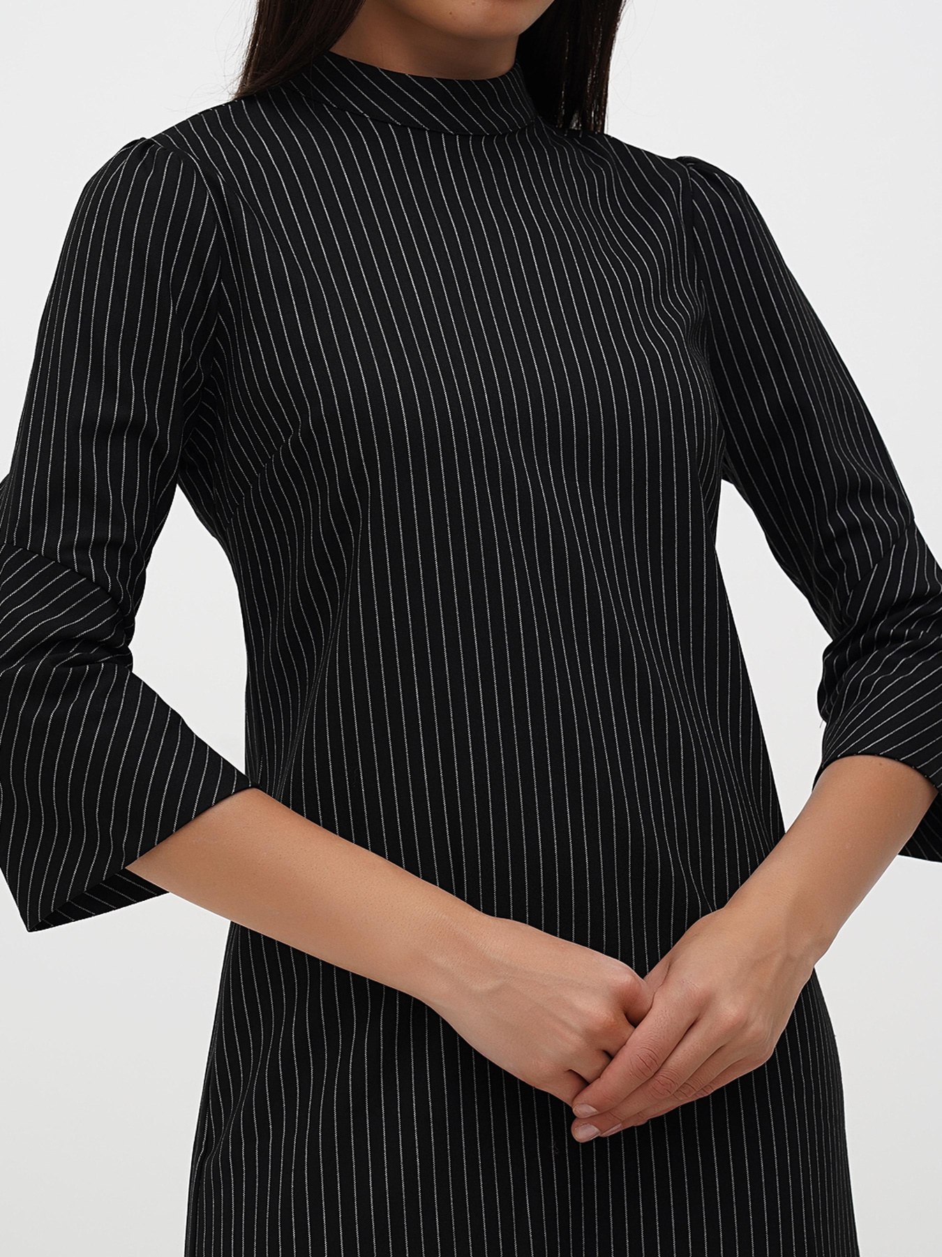 Платье мини Sassofono модель A271-SC-3495_черный Фото